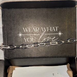 Alex and Ani Silver Crystal Toggle Bracelet - SS